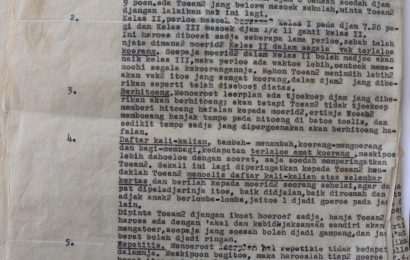 LAPORAN INSPEKSI O. HASSELHOFF DI SEKOLAH-SEKOLAH ZENDING TAHUN 1936