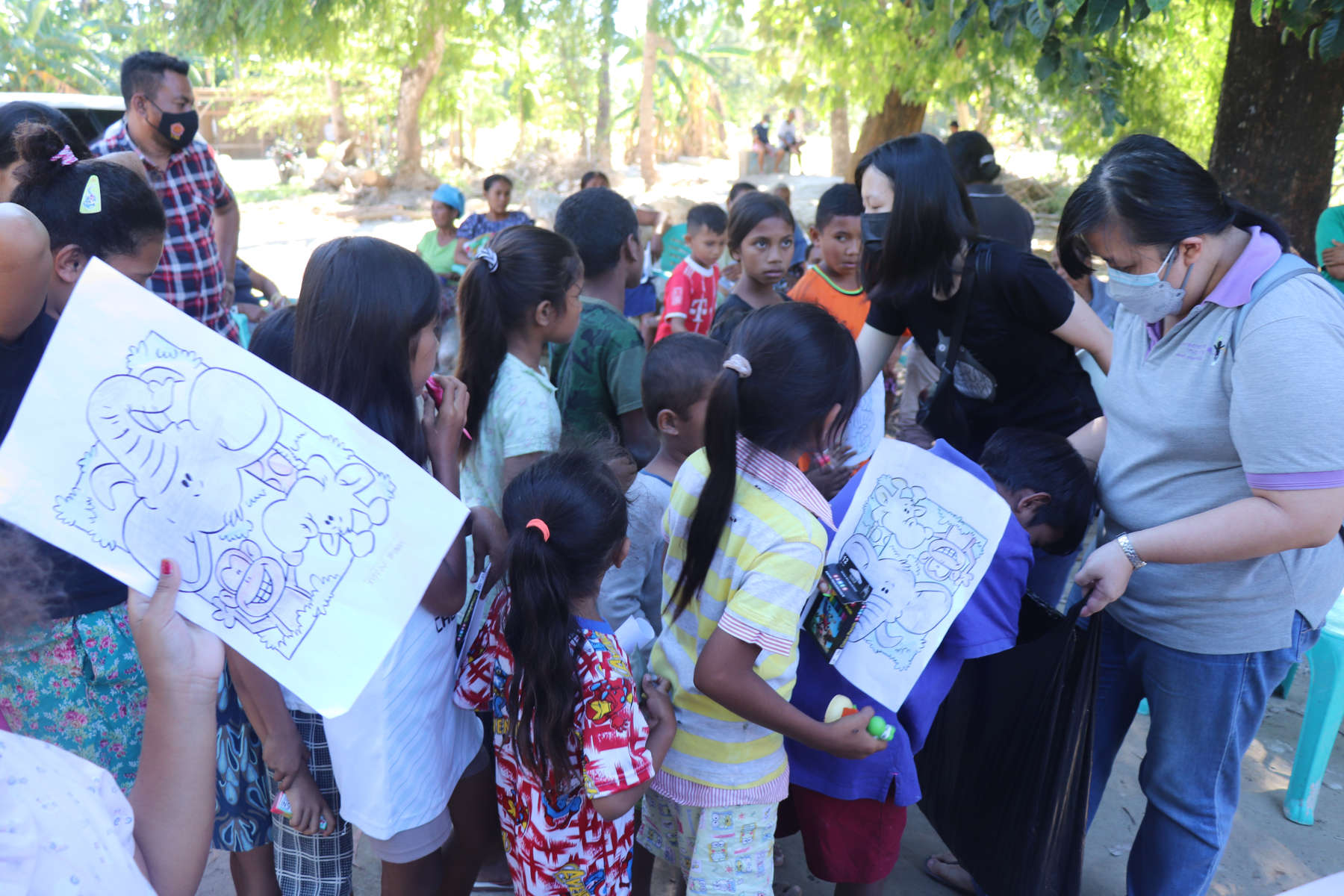 Tim Trauma Healing UKM Bandung Kembalikan Kegembiraan Anak-Anak Korban Bencana