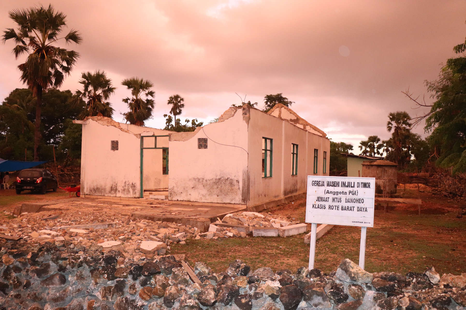 Danoheo, Jemaat Tertua di Rote Membangun Gedung Gereja Tahan Bencana