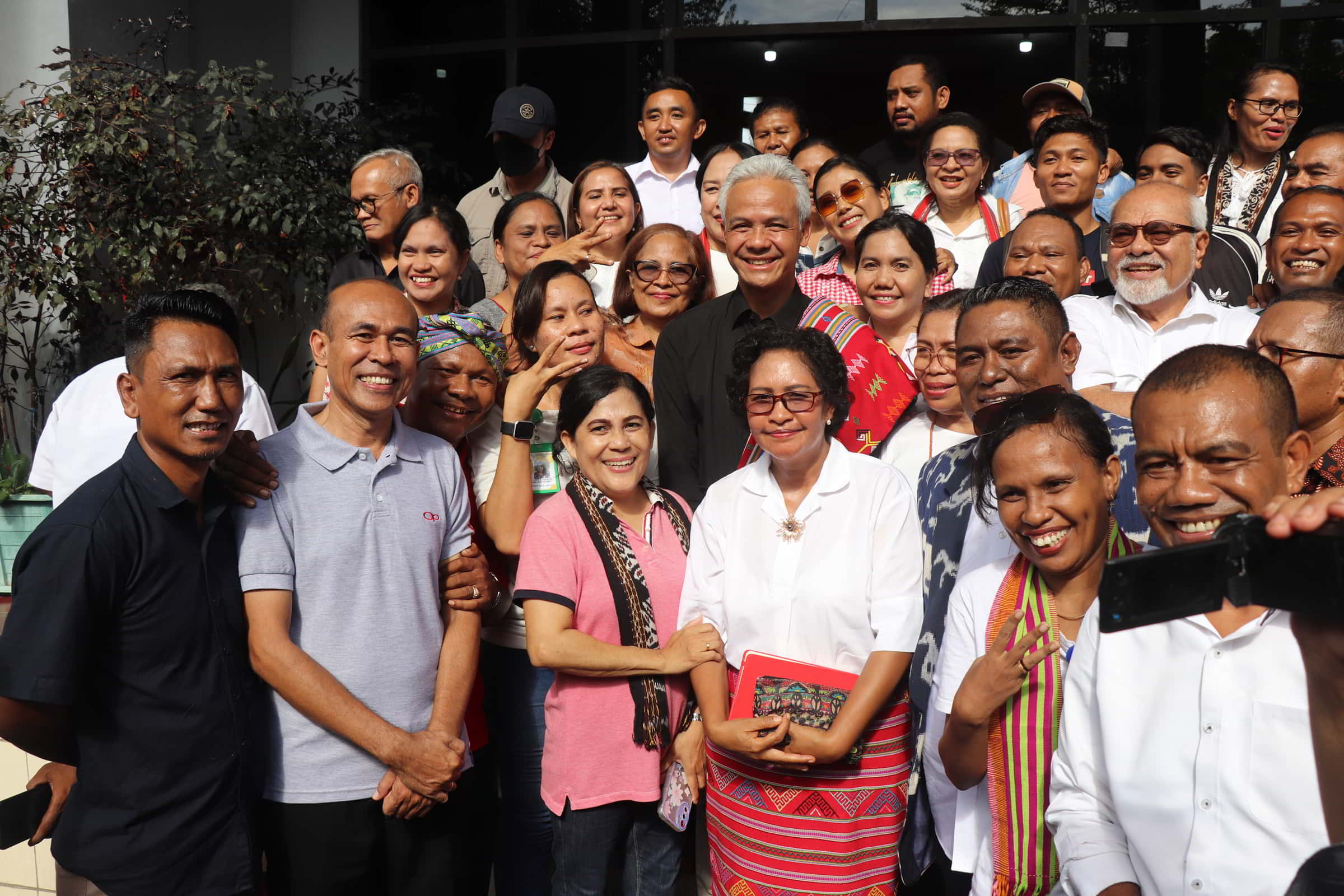 Kunjungi GMIT, Ganjar Pranowo Komitmen Jaga Persatuan Indonesia